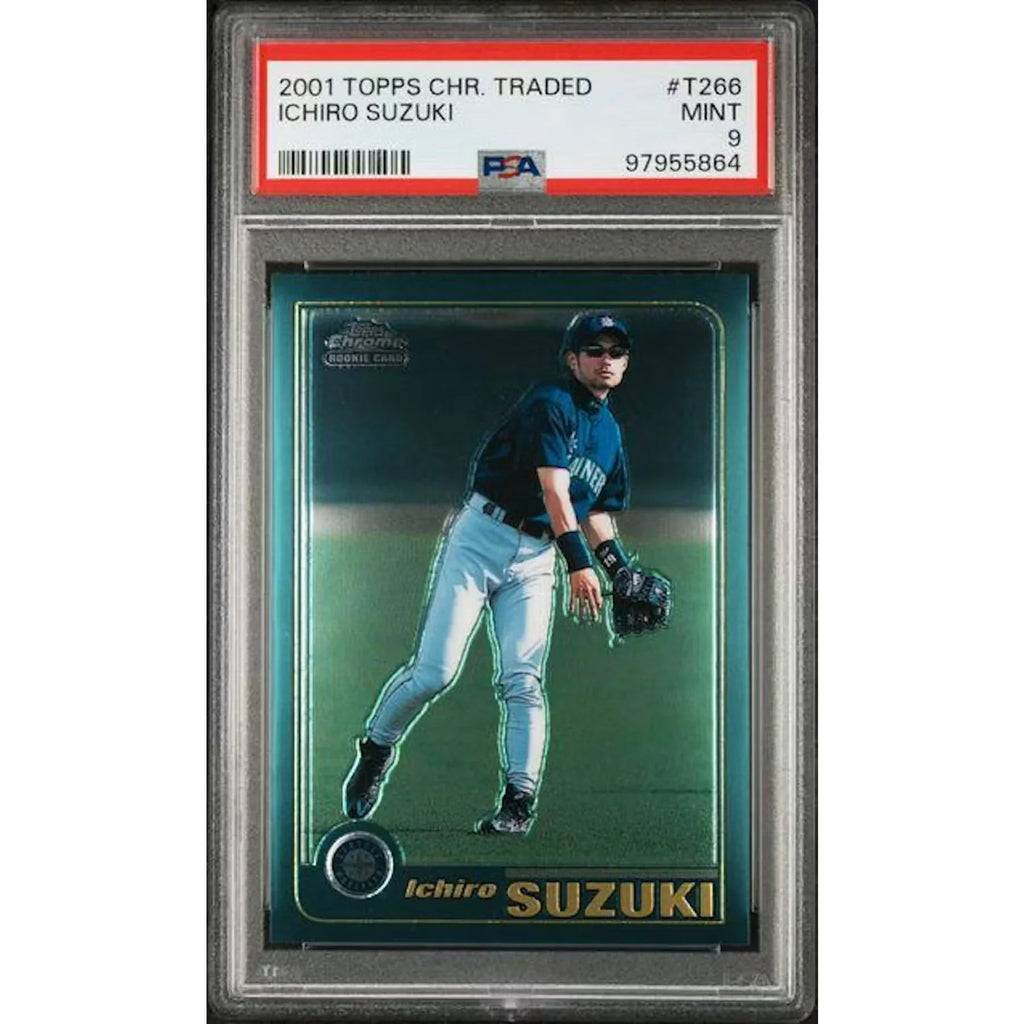 Ichiro Suzuki 2001 Topps Chrome Traded Rookie #T266 | PSA 9