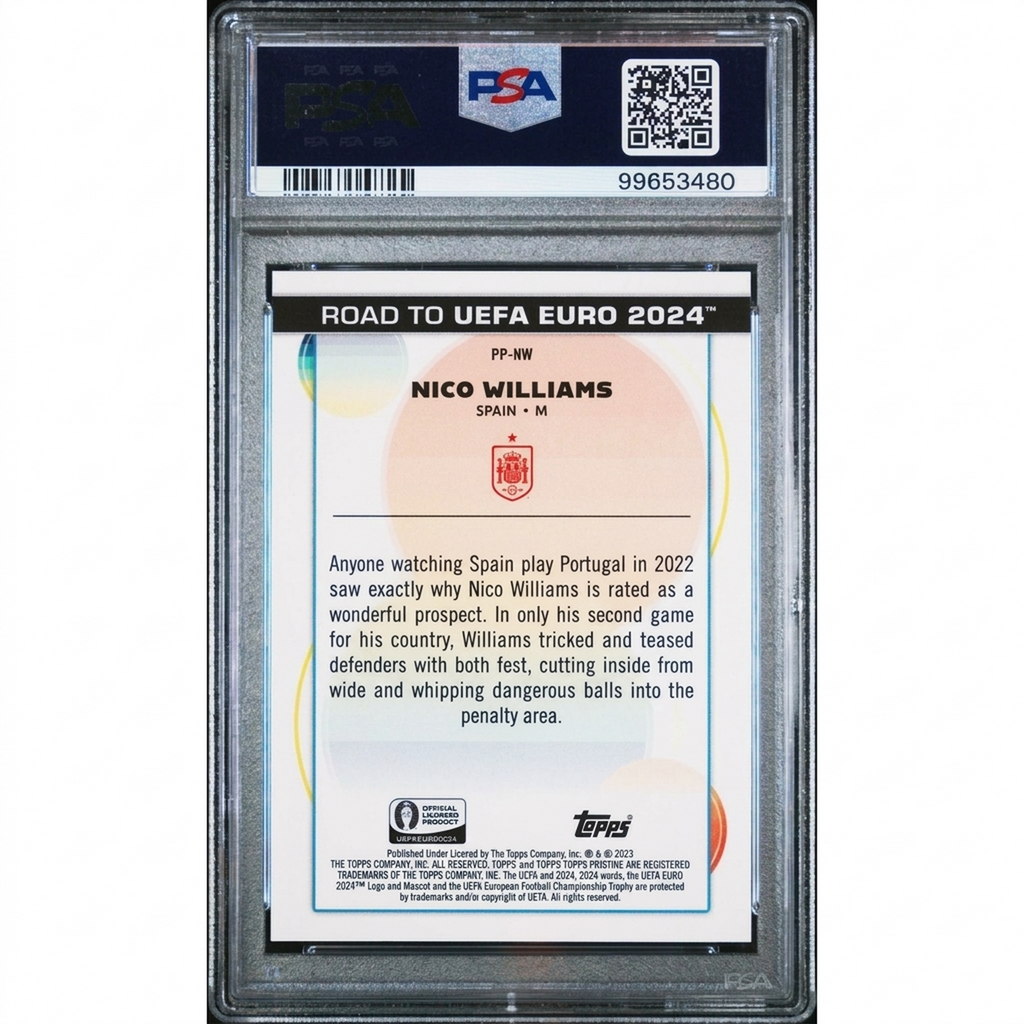 2024 Nico Williams 2023 Topps RD Prodigies Superfractor 1/1 | PSA 9
