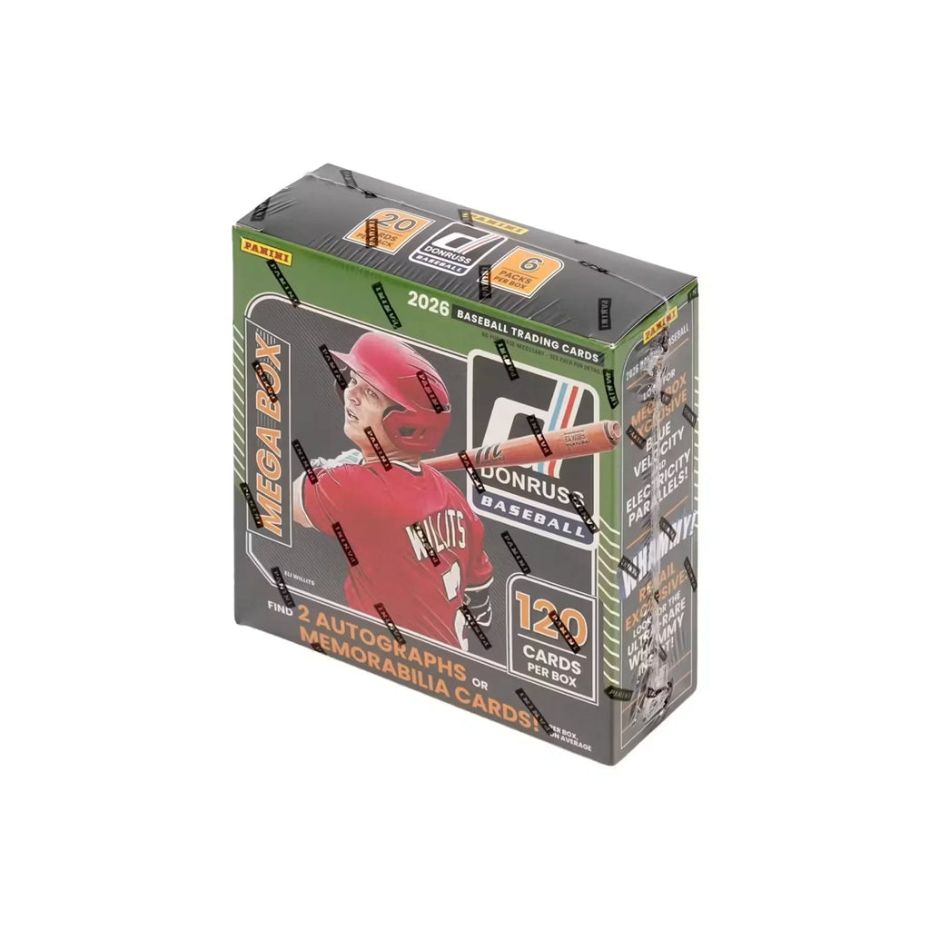 2026 Panini Donruss Baseball Mega Box (Ships Sealed Only)