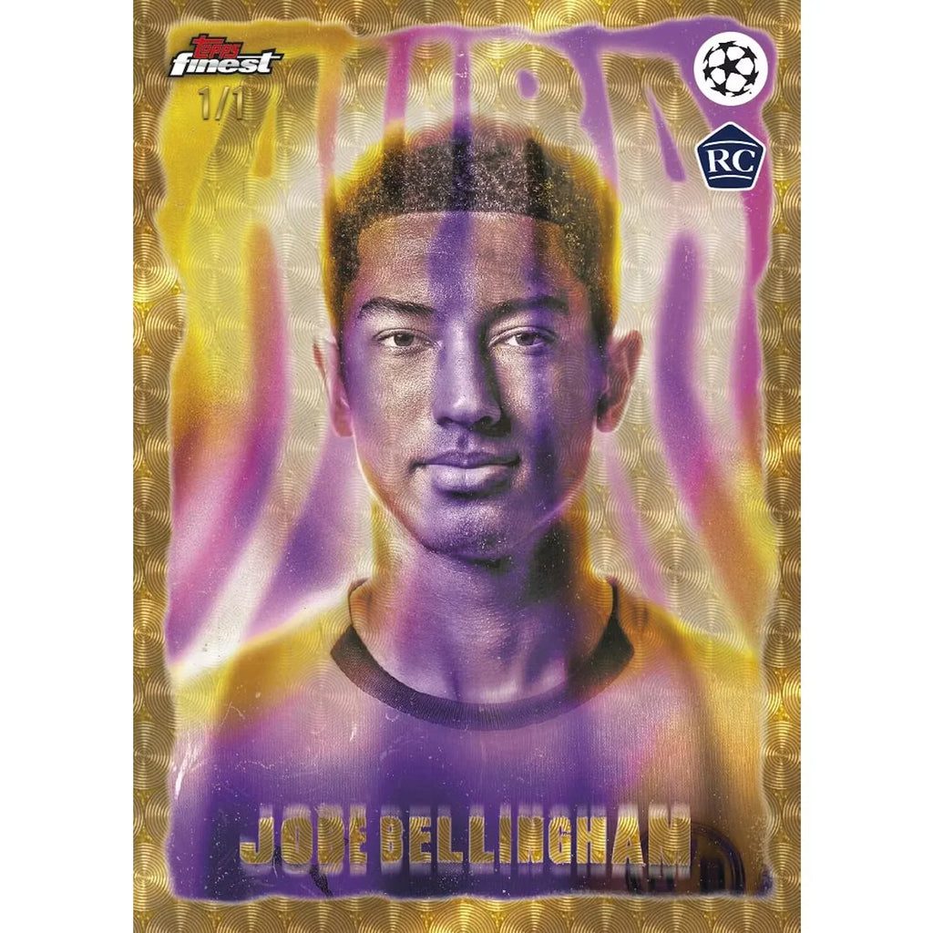 2025 26 Topps UEFA Club Competitions Finest Soccer Hobby Box Presell (Ships Sealed Only)