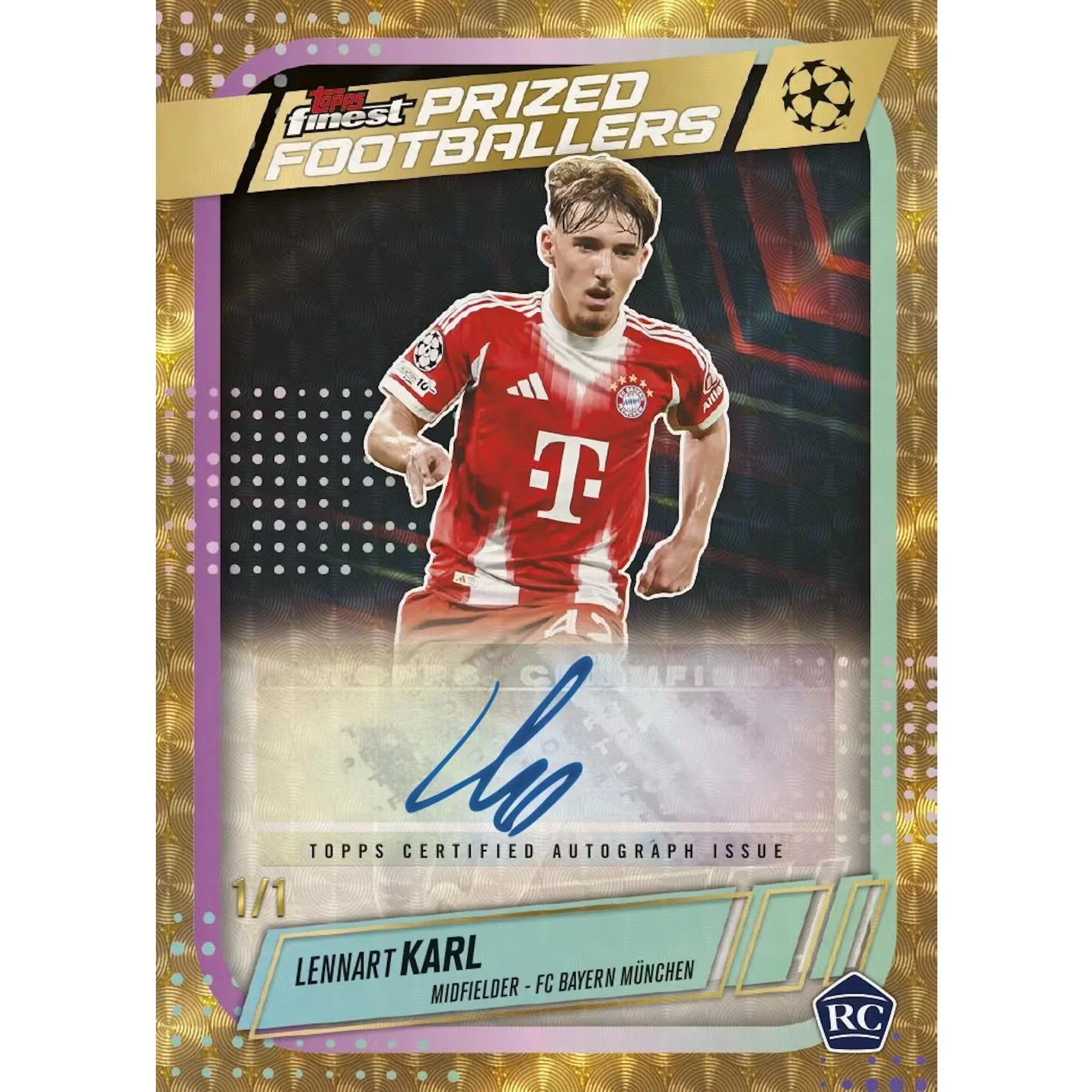 2025 26 Topps UEFA Club Competitions Finest Soccer Hobby 8 Box Case Presell (Ships Sealed Only)
