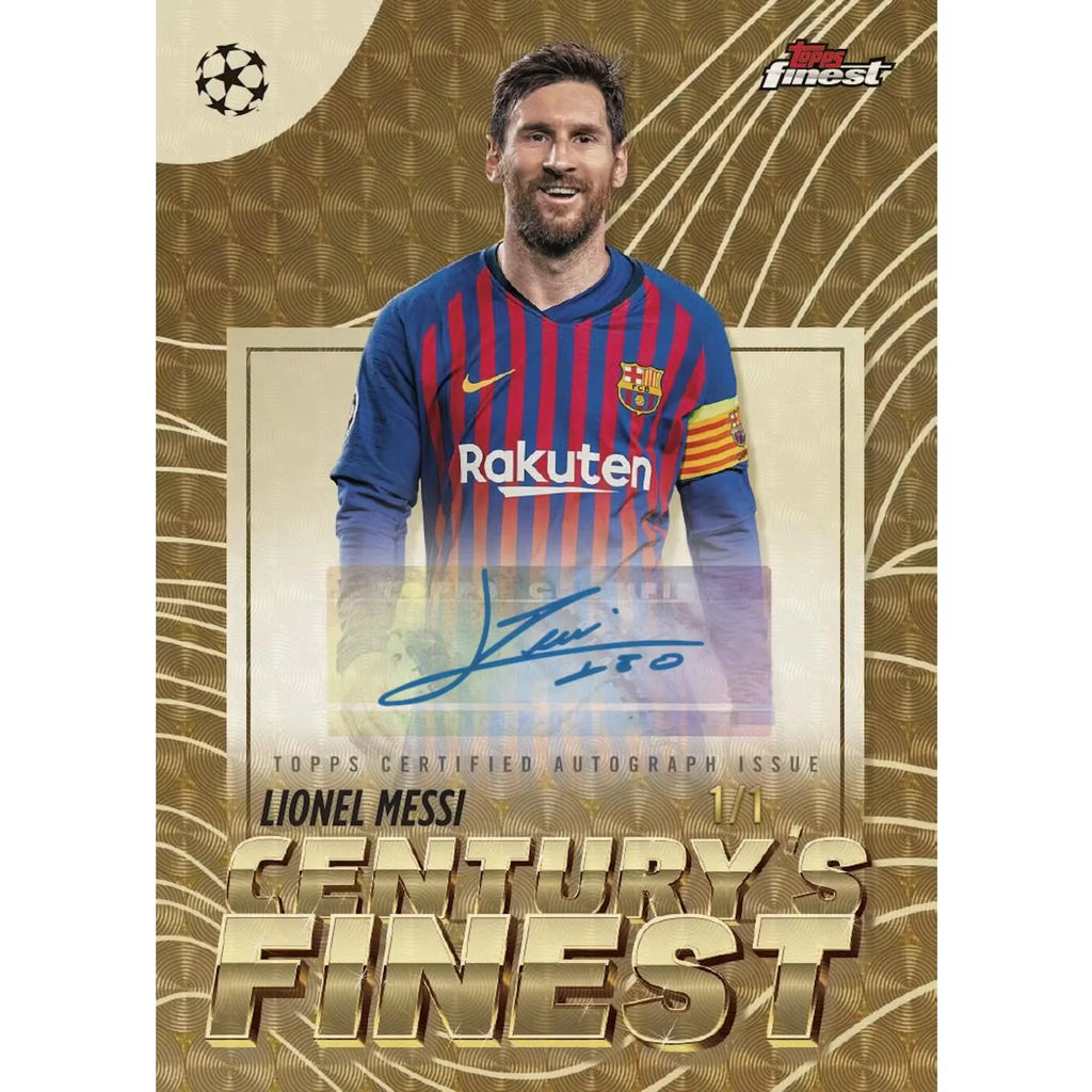 2025 26 Topps UEFA Club Competitions Finest Soccer Hobby 8 Box Case Presell (Ships Sealed Only)