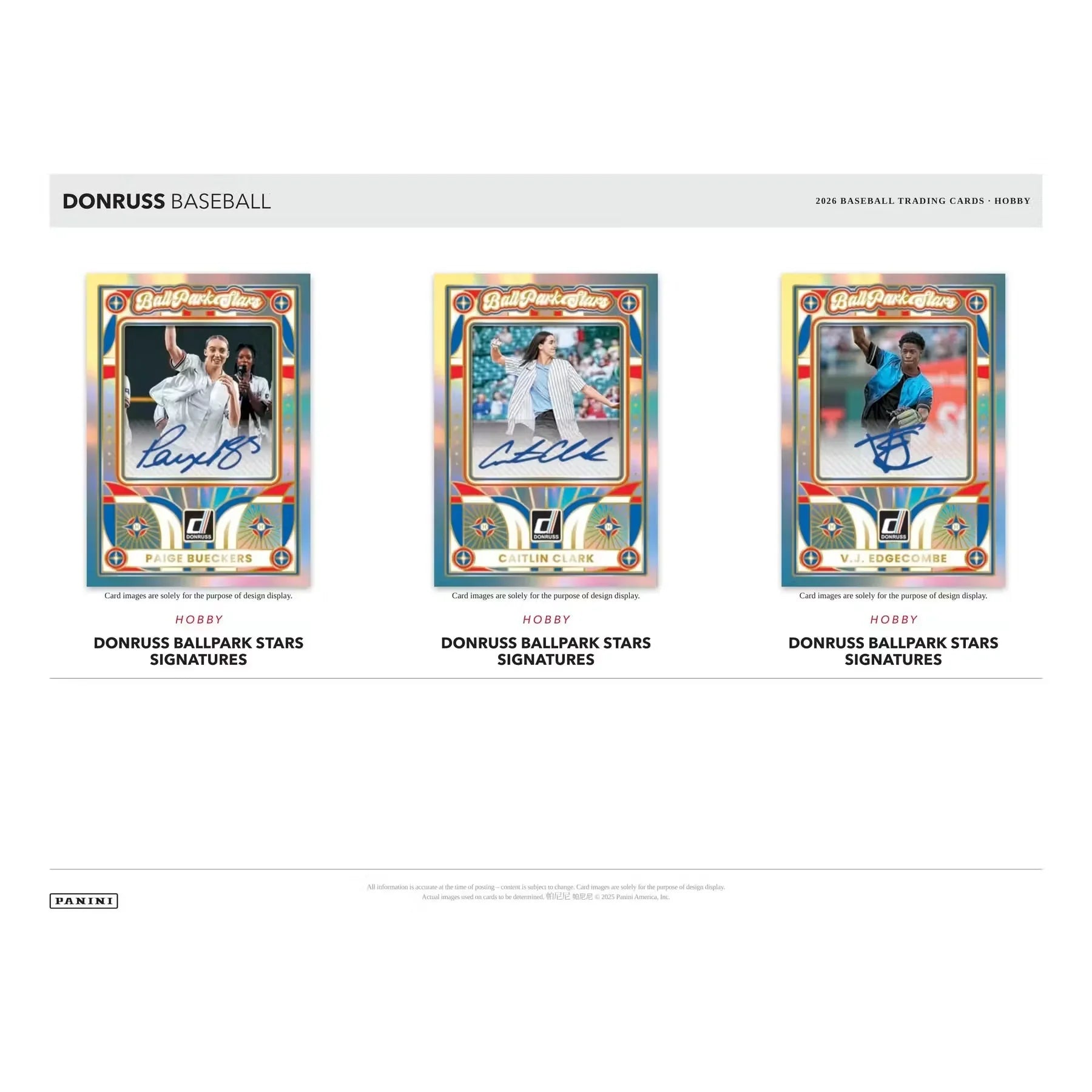 2026 Panini Donruss Baseball Hobby Box Slightly Damaged (Ships Sealed Only)