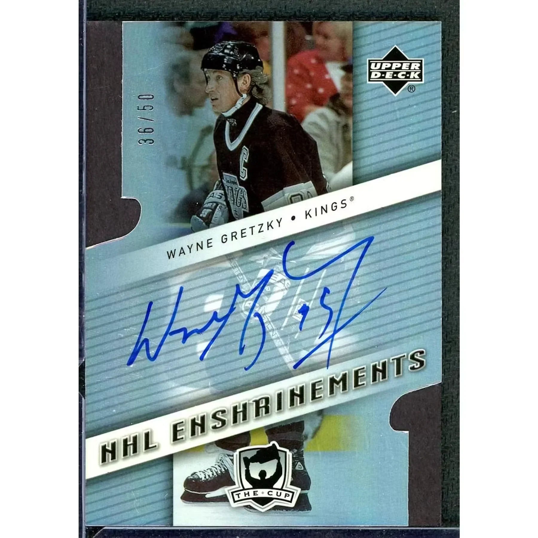 Wayne Gretzky Signed 2006-07 Upper Deck The Cup Card | NHL Enshrinements Auto/50