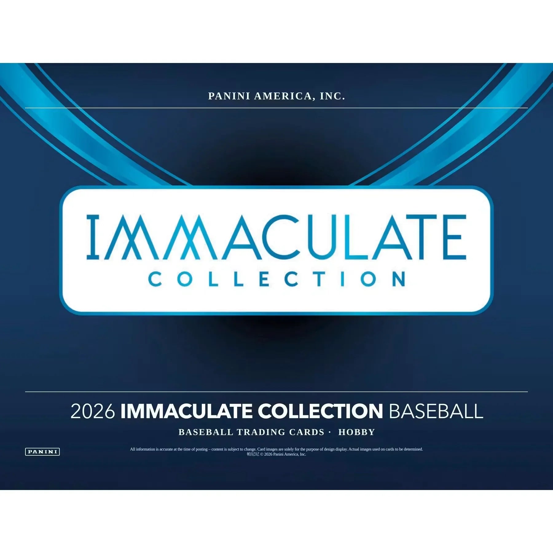 2026 Panini Immaculate Baseball Hobby Box | 5 Autos Per Box (Ships Sealed Only)