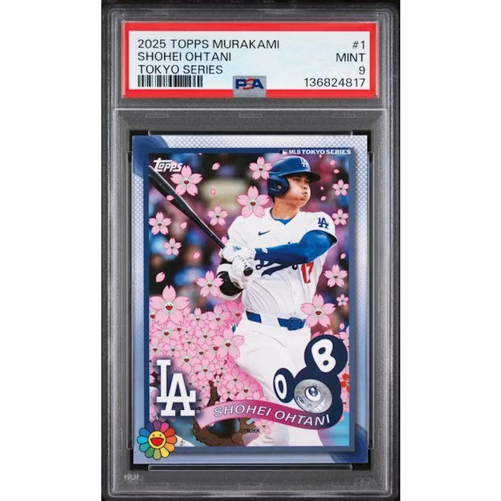 Shohei Ohtani Signed 2025 Topps Tokyo Series Card #1 | PSA 9