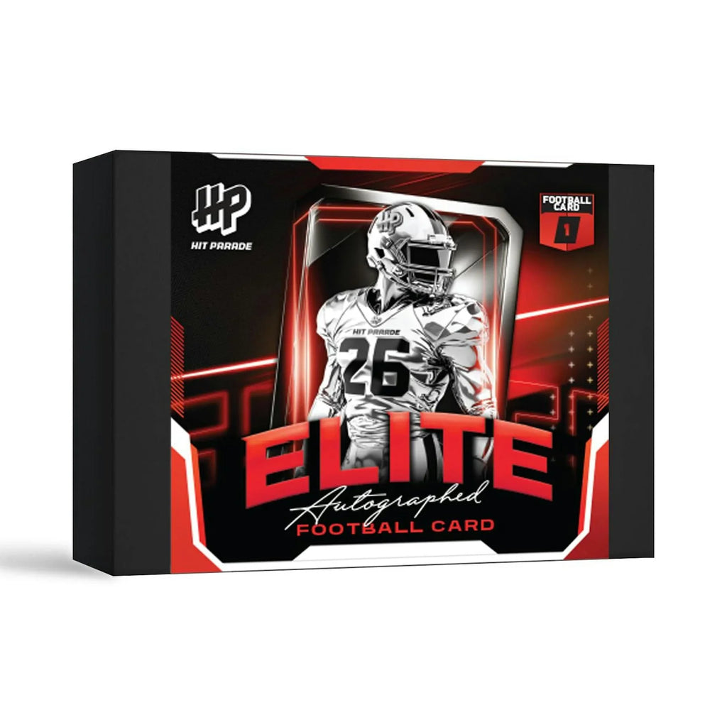 2026 Hit Parade Football Autographed Card Elite Series 2 Hobby Box (Ships Sealed Only)