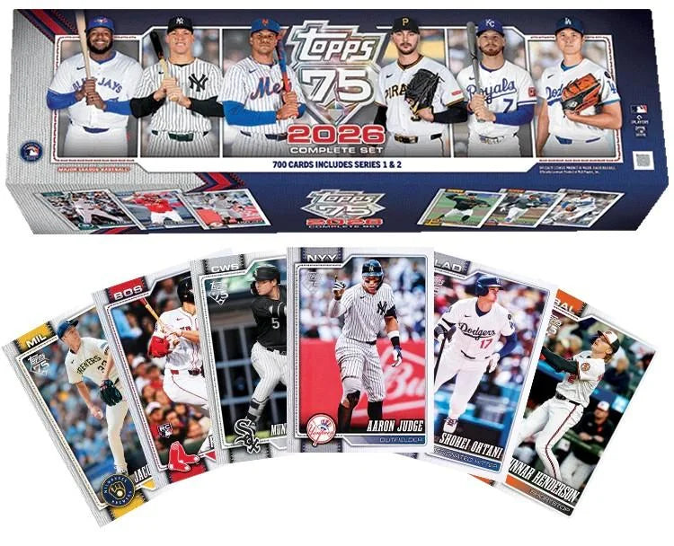 2026 Topps Baseball Factory Set Case | 8 Complete Sets (Ships Sealed Only)