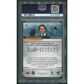 Macklin Celebrini 2024-25 Upper Deck Hockey #743 Silver Outburst Rookie | PSA 8