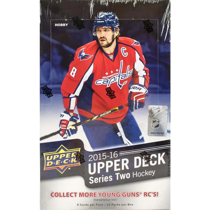 2015 16 Upper Deck Series 2 Hockey Hobby Box (Ships Sealed Only)