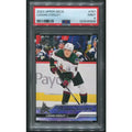 Logan Cooley 2023-24 Upper Deck Young Guns Rookie #701 Card | PSA 9