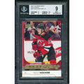 2017-18 Upper Deck Series 1 Nico Hischier Young Guns Exclusives/100 #201 BGS 9