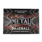 2022 Leaf Metal Baseball Hobby Box (Ships Sealed Only)