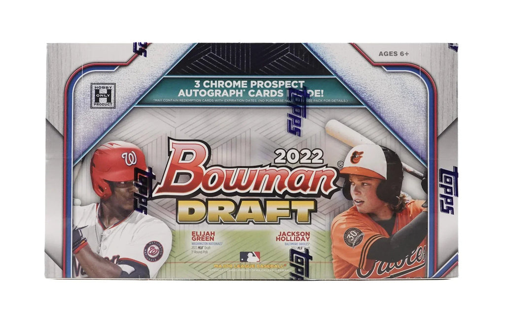 2022 Bowman Draft Baseball Hobby Jumbo Box (Ships Sealed Only)