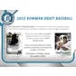 2022 Bowman Draft Baseball Hobby Lite Box (Ships Sealed Only)