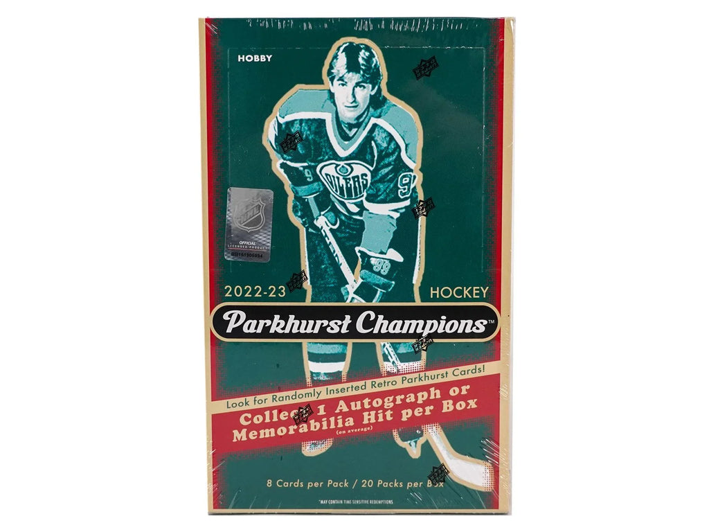 2022 23 Upper Deck Parkhurst Champions Hockey Hobby Box (Ships Sealed Only)