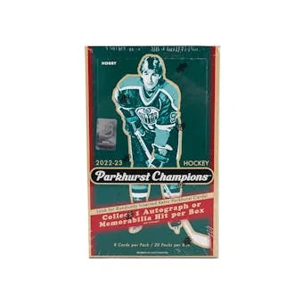 2022 23 Upper Deck Parkhurst Champions Hockey Hobby Box (Ships Sealed Only)