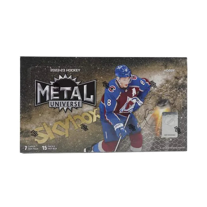 2022 23 Upper Deck Skybox Metal Universe Hockey Hobby Box (Ships Sealed Only)