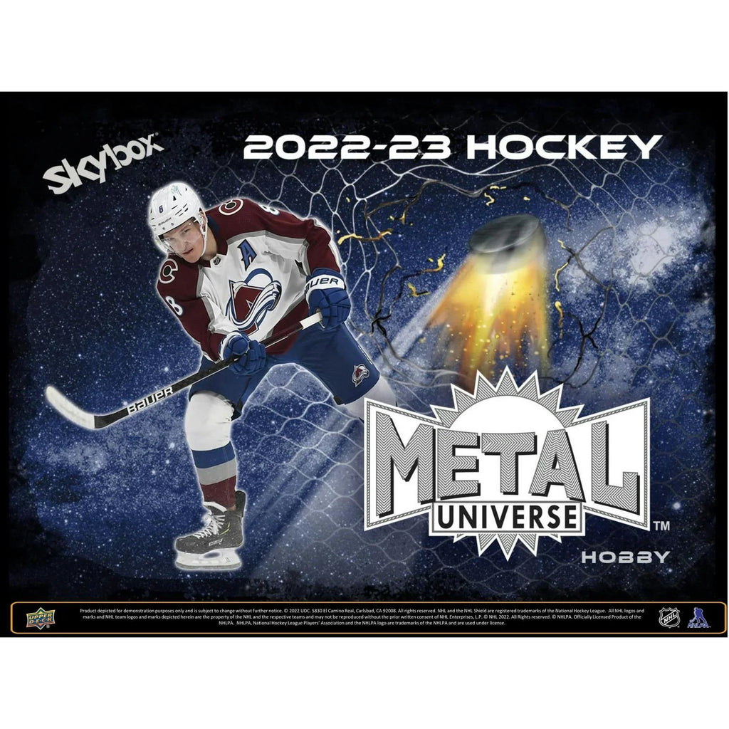 2022 23 Upper Deck Skybox Metal Universe Hockey Hobby Box (Ships Sealed Only)