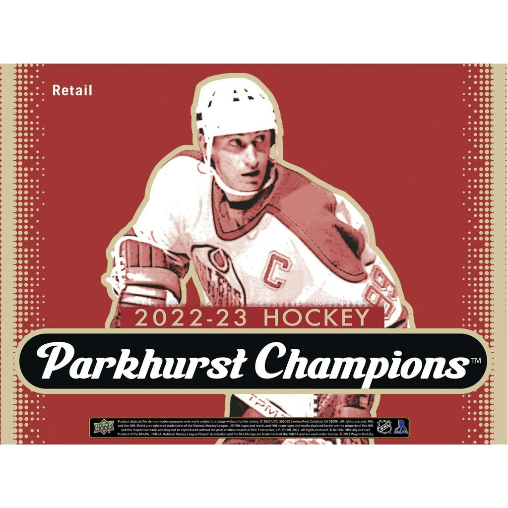 2022 23 Upper Deck Parkhurst Champions Hockey Blaster Box (Ships Sealed Only)