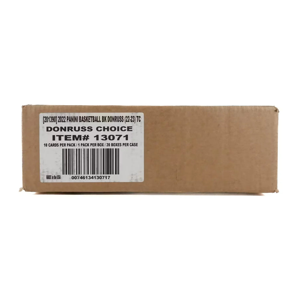 2022-23 Panini Donruss Basketball Choice 20-Box Case (Ships Sealed Only)