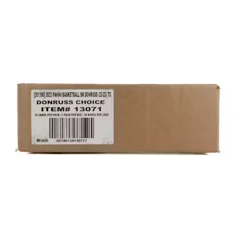 2022-23 Panini Donruss Basketball Choice 20-Box Case (Ships Sealed Only)