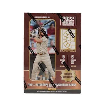 2022 Panini Capstone Baseball Blaster Box (Ships Sealed Only)