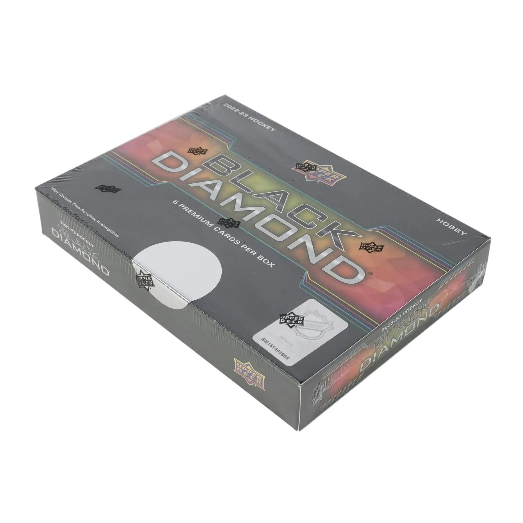 2022 23 Upper Deck Black Diamond Hockey Hobby Box (Ships Sealed Only)