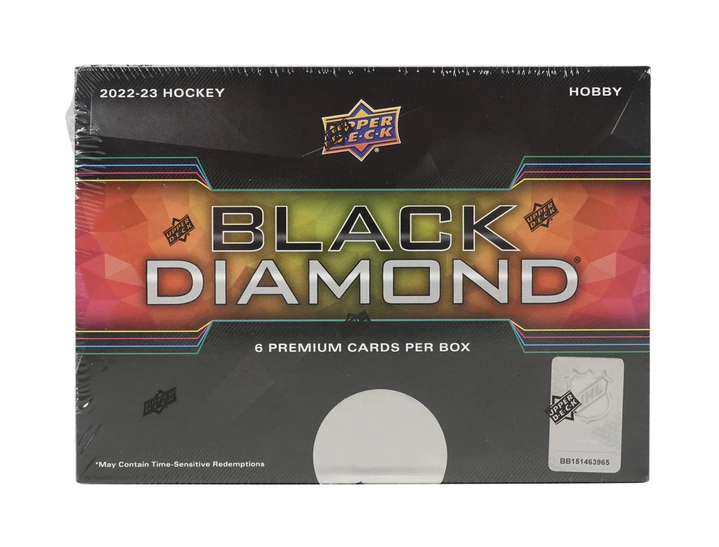 2022 23 Upper Deck Black Diamond Hockey Hobby Box (Ships Sealed Only)