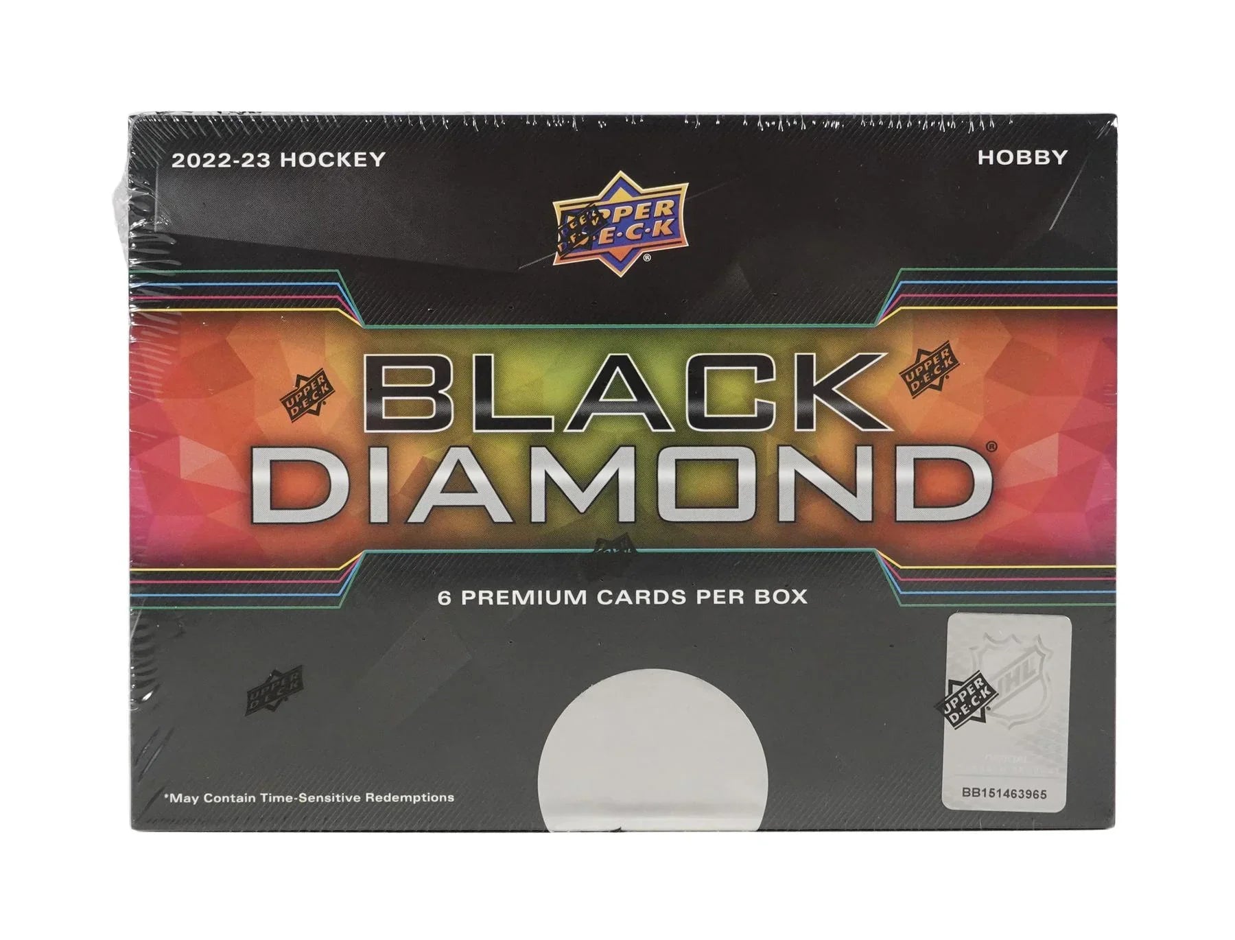 2022 23 Upper Deck Black Diamond Hockey Hobby Box (Ships Sealed Only)