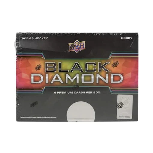 2022 23 Upper Deck Black Diamond Hockey Hobby Box (Ships Sealed Only)