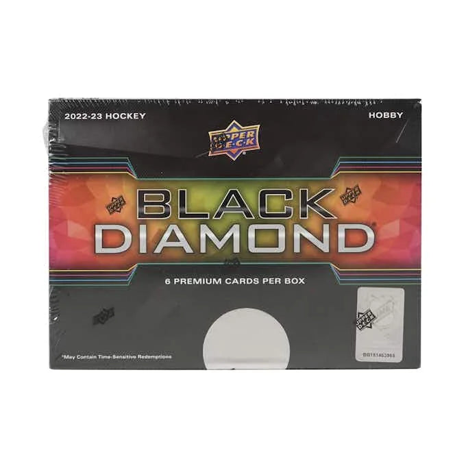 2022 23 Upper Deck Black Diamond Hockey Hobby Box (Ships Sealed Only)