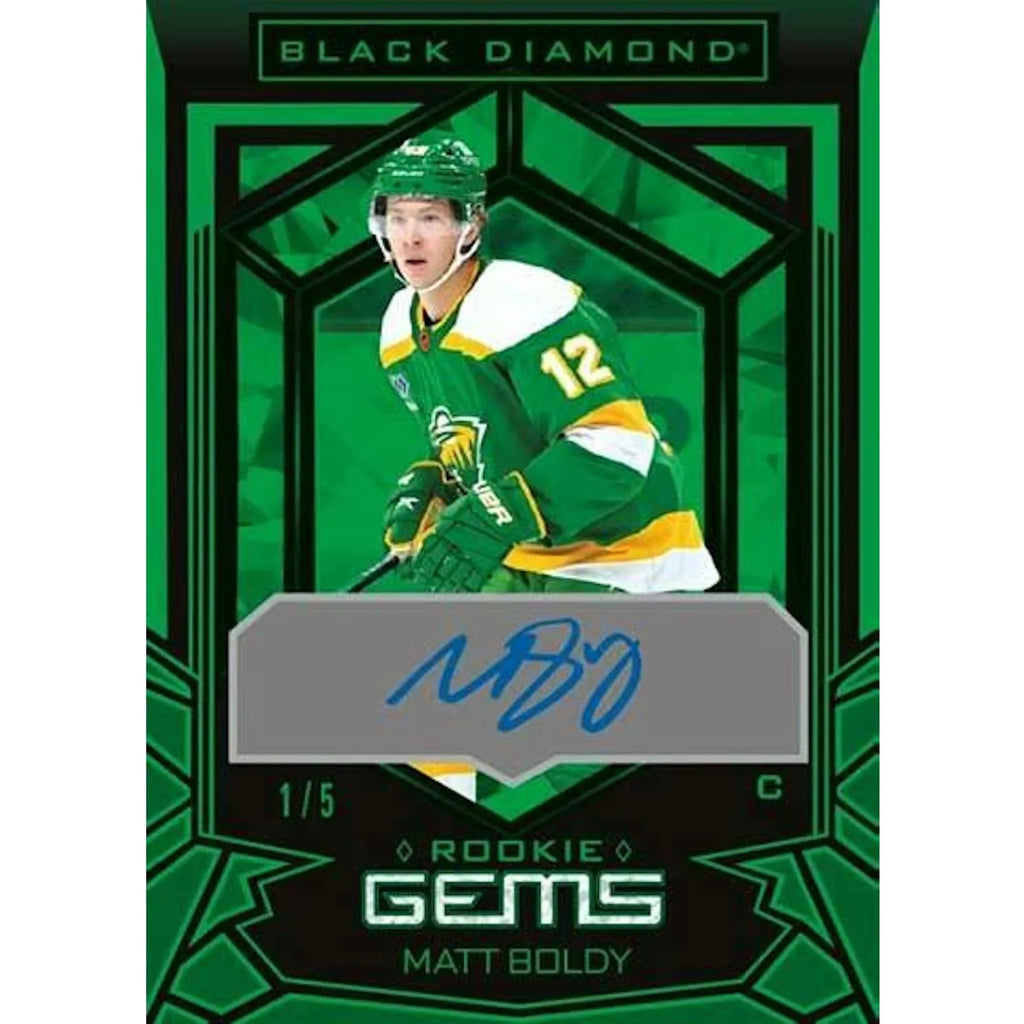 2022 23 Upper Deck Black Diamond Hockey Hobby Box (Ships Sealed Only)