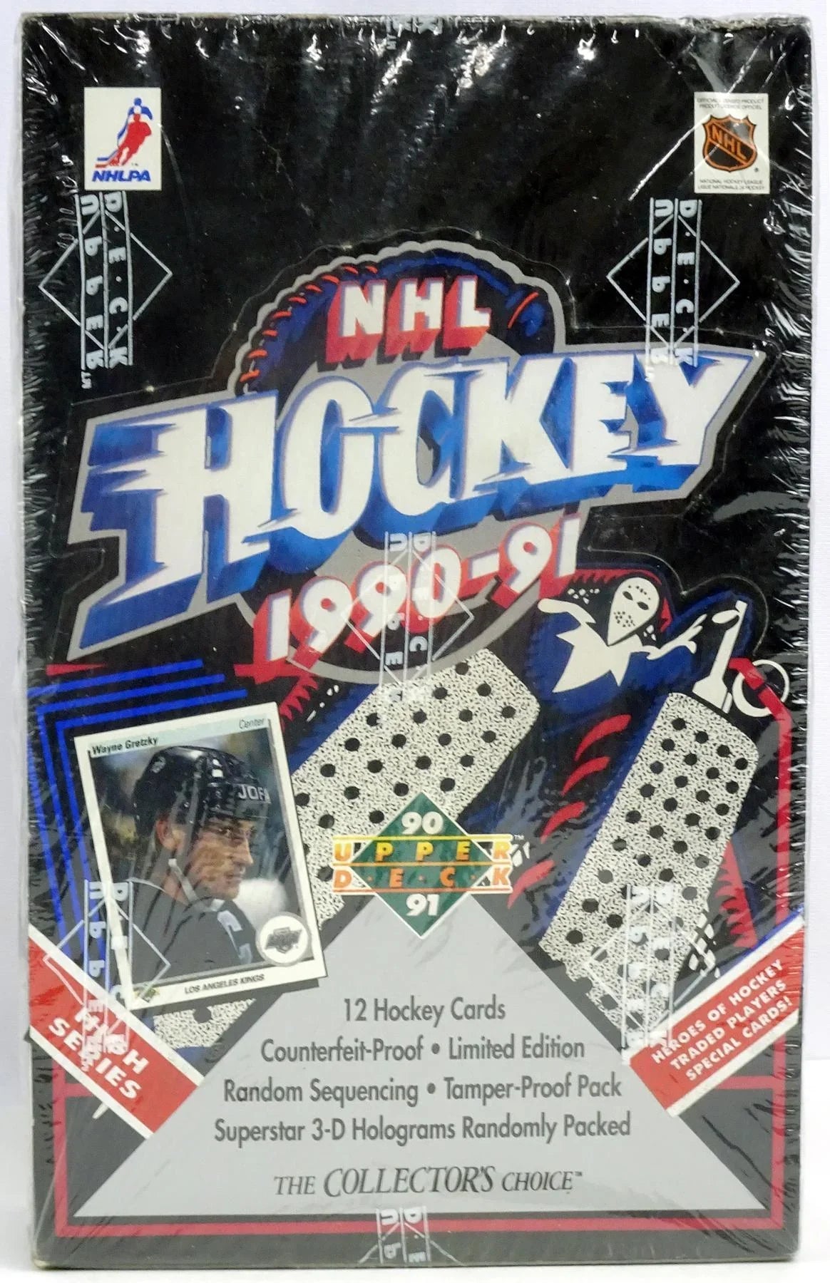 1990 91 Upper Deck English Hockey Hobby Box High Series (Ships Sealed Only)