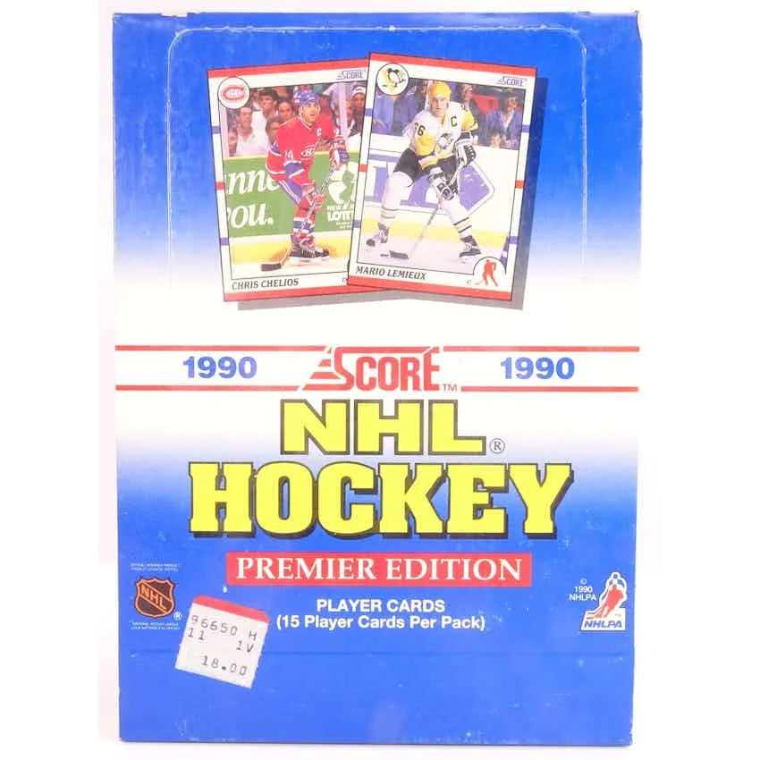 1990 91 Score U S Hockey Wax Box (Ships Sealed Only)