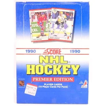 1990 91 Score U S Hockey Wax Box (Ships Sealed Only)