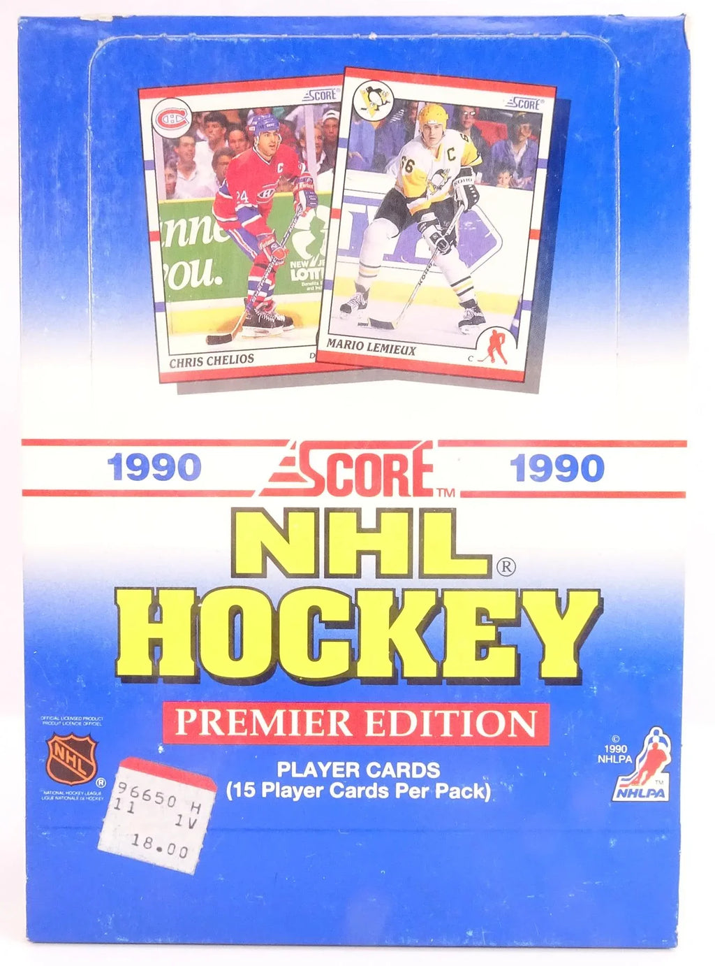 1990 91 Score U S Hockey Wax Box (Ships Sealed Only)