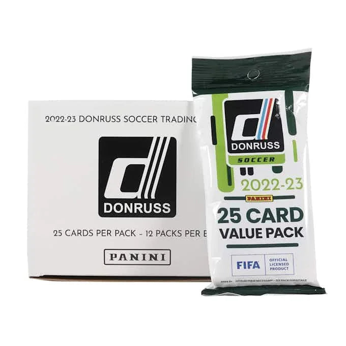 2022 23 Panini Donruss Soccer Jumbo Value Box (Ships Sealed Only)