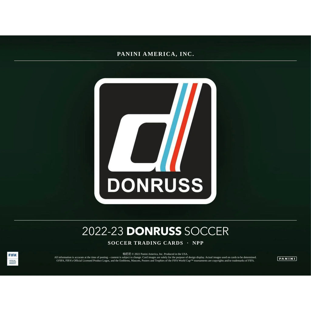 2022 23 Panini Donruss Soccer Jumbo Value Box (Ships Sealed Only)