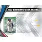 2022 Bowman's Best Baseball Hobby Box (Ships Sealed Only)