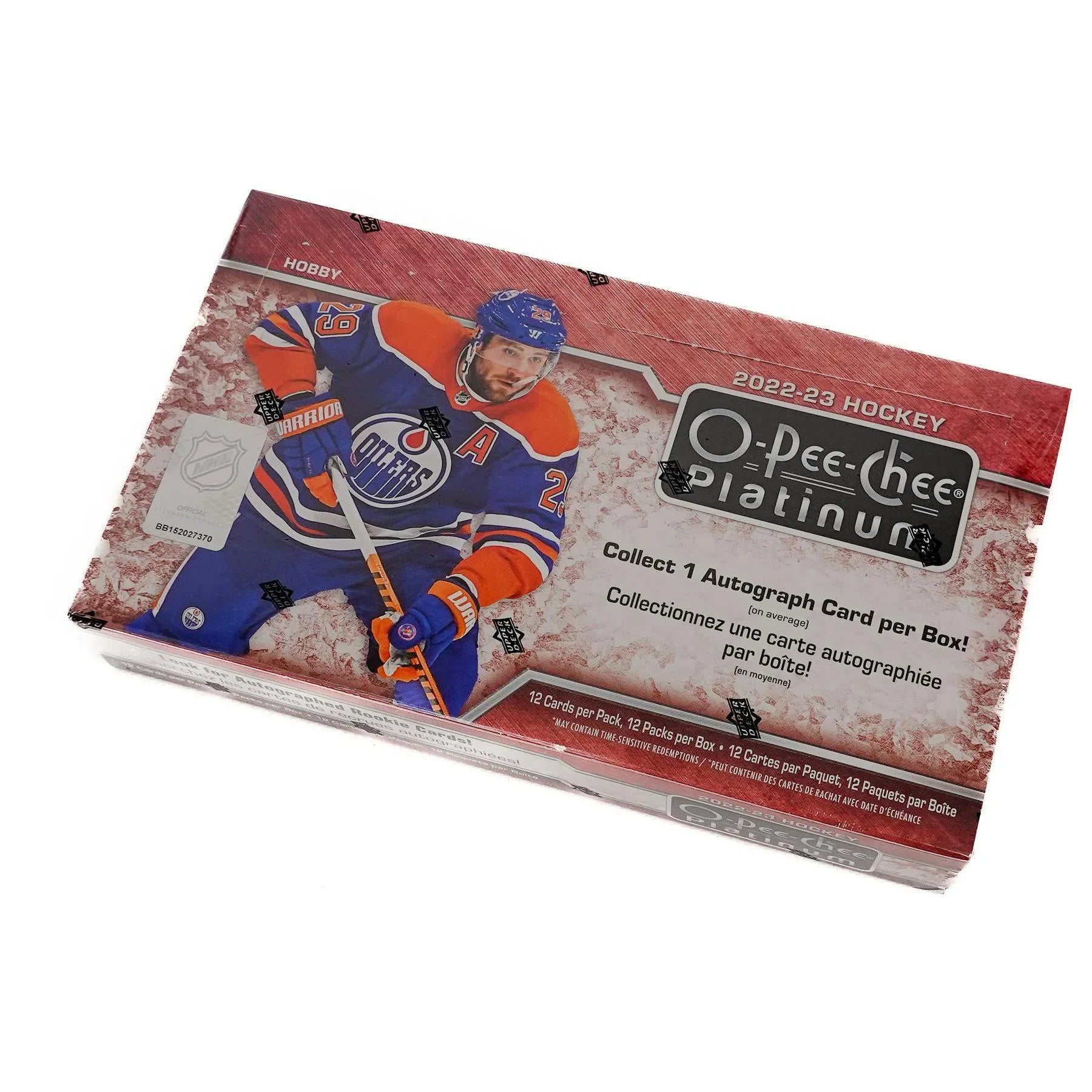 2022 23 Upper Deck O Pee Chee Platinum Hockey Hobby Box (Ships Sealed Only)