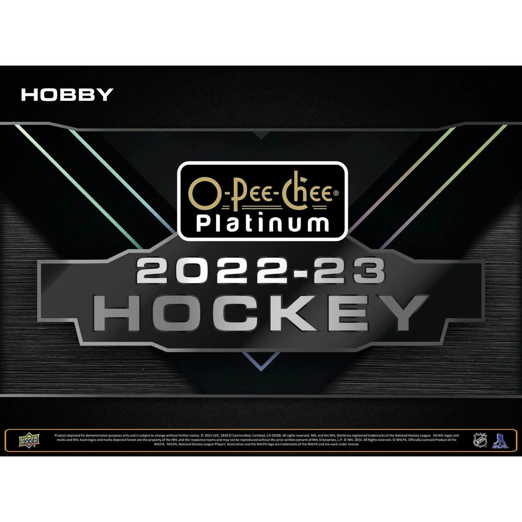 2022 23 Upper Deck O Pee Chee Platinum Hockey Hobby Box (Ships Sealed Only)