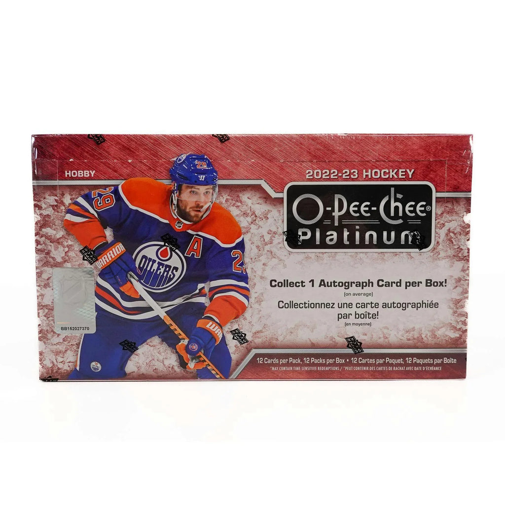 2022 23 Upper Deck O Pee Chee Platinum Hockey Hobby 8 Box Case (Ships Sealed Only)