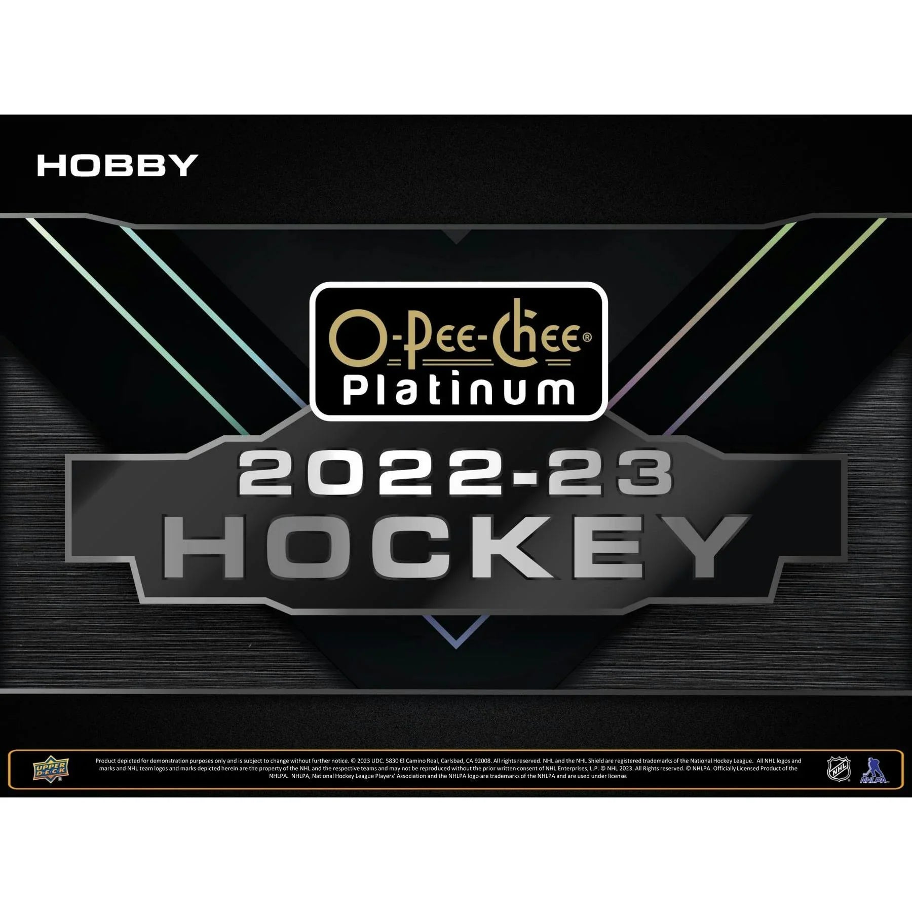 2022 23 Upper Deck O Pee Chee Platinum Hockey Hobby 8 Box Case (Ships Sealed Only)