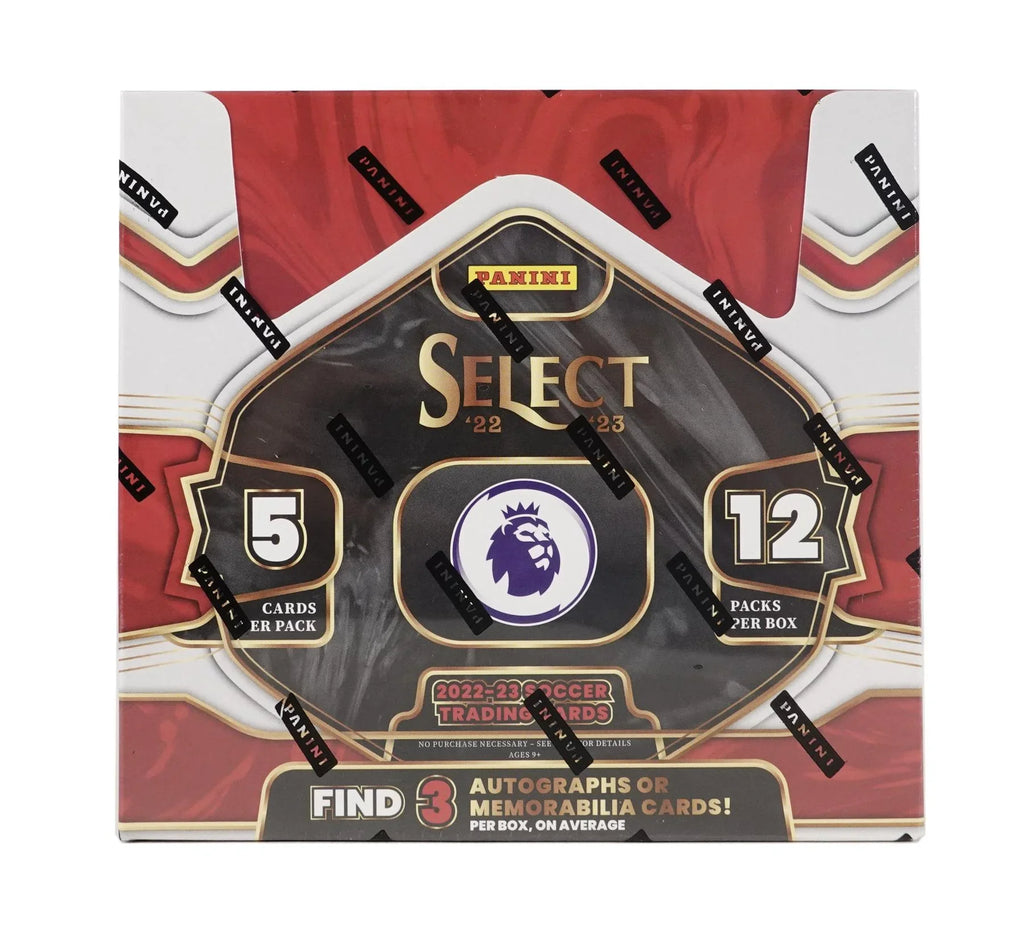 2022-23 Panini Select Premier League Soccer Hobby Box (Ships Sealed Only)
