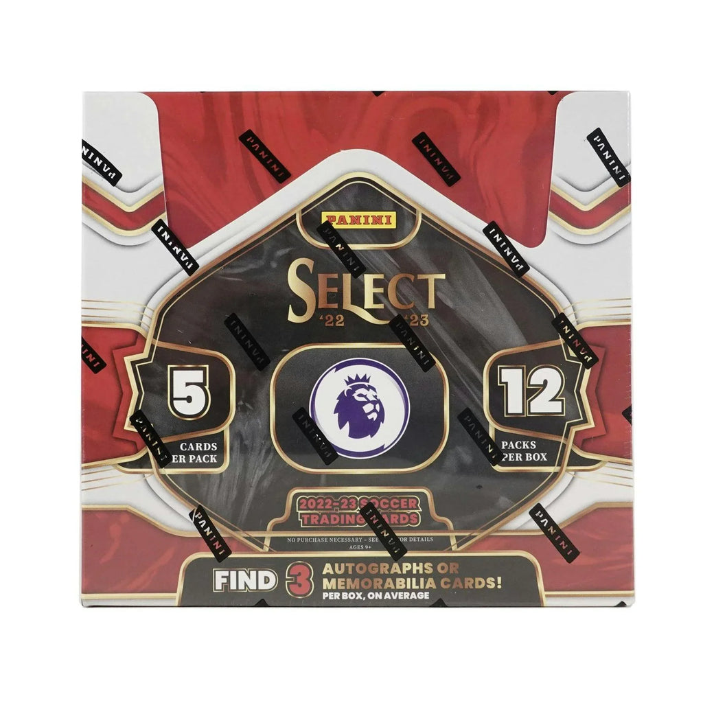 2022-23 Panini Select Premier League Soccer Hobby 12-Box Case (Ships Sealed Only)
