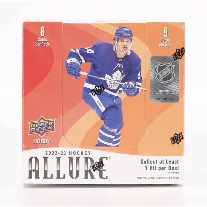 2022 23 Upper Deck Allure Hockey Hobby Box (Ships Sealed Only)