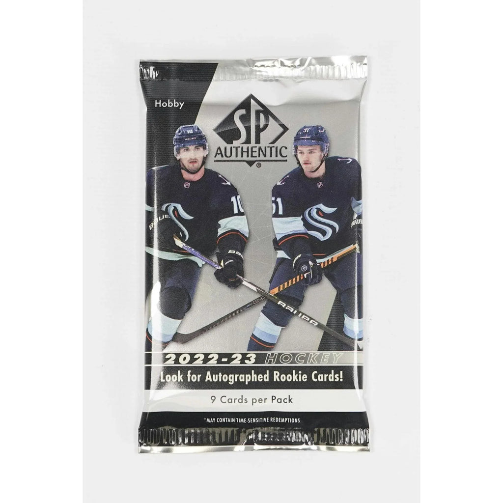 2022 23 Upper Deck SP Authentic Hockey Hobby Box (Ships Sealed Only)