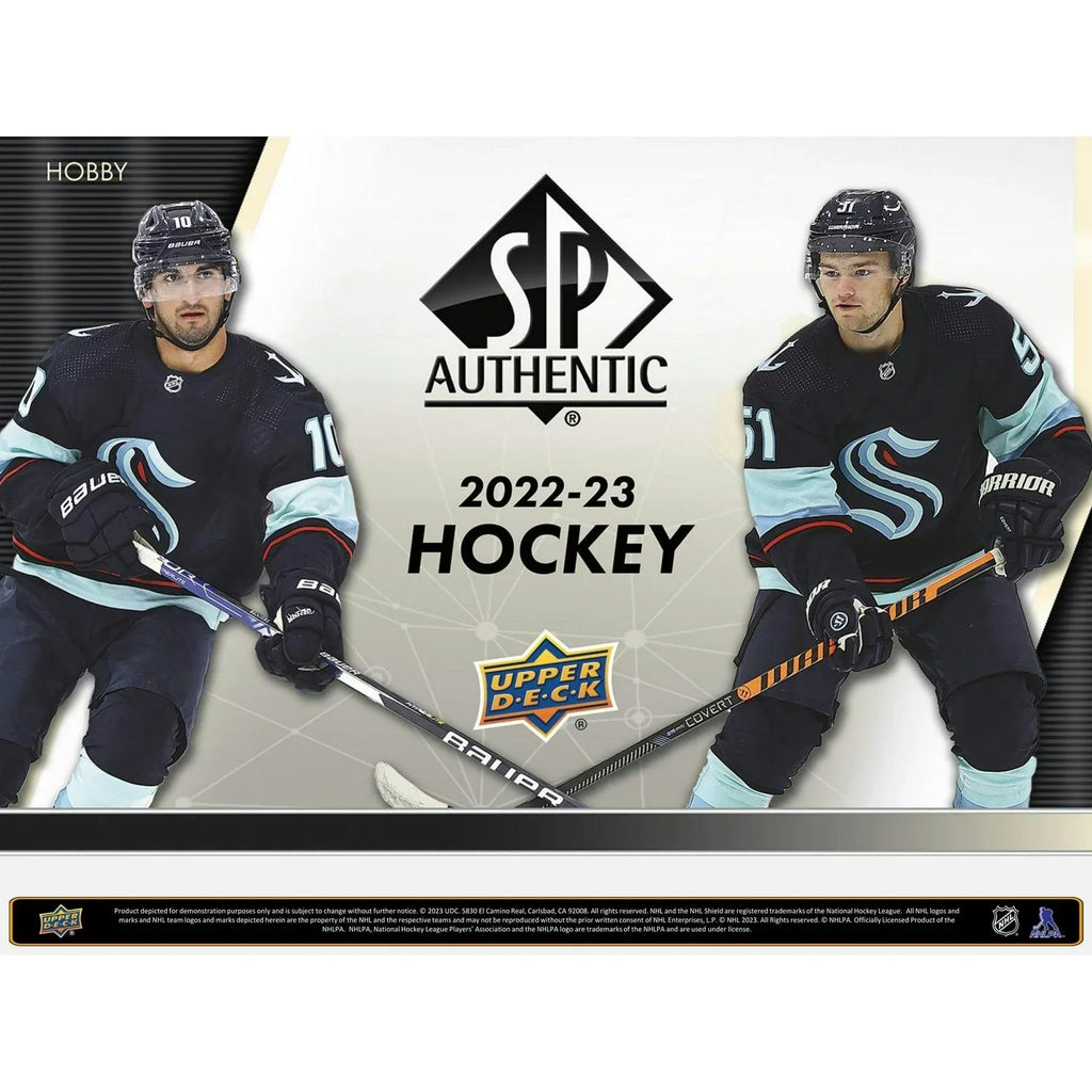 2022 23 Upper Deck SP Authentic Hockey Hobby Box (Ships Sealed Only)