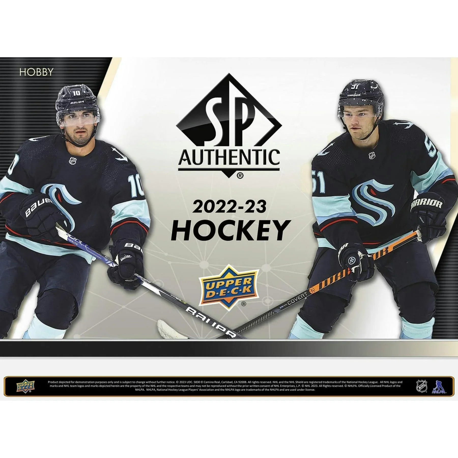 2022 23 Upper Deck SP Authentic Hockey Hobby Box (Ships Sealed Only)